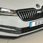 Rieger 00079047 Skoda 3T 3V Superb III Front Splitter -  Matte Black