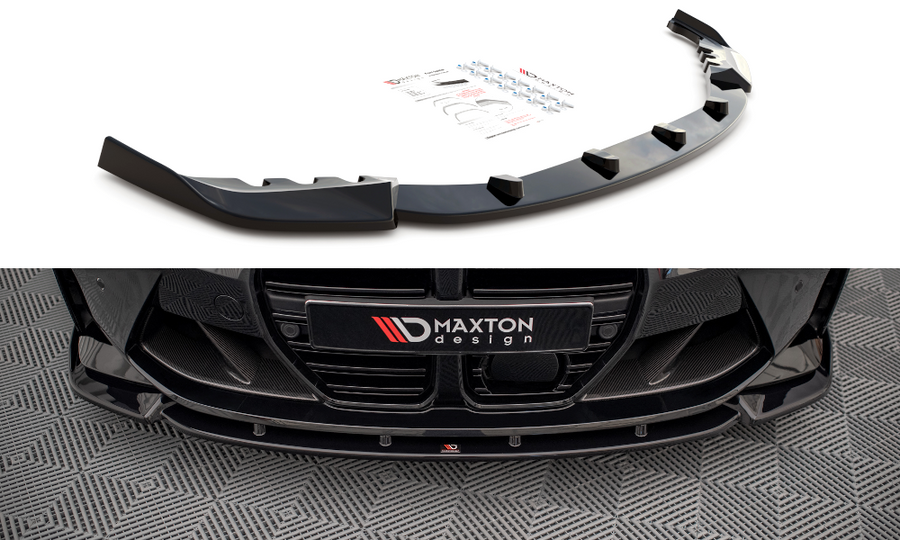 Maxton Design BM-4-G82-M-FD3T Front Splitter V.3 BMW M3 & M4 G8x | Duco Car Parts UK Car Parts