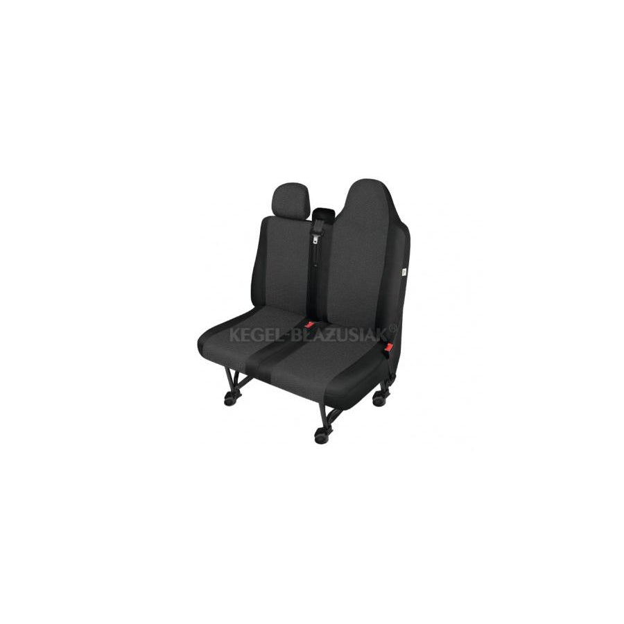 KEGEL 5-1444-217-4015 Car seat cover Black, Polyester, Front, Rear