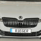 Rieger 00079047 Skoda 3T 3V Superb III Front Splitter -  Matte Black