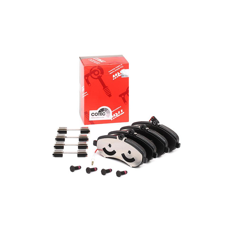 TRW Cotec Gdb1719 Brake Pad Set Incl Wear Warning Contact With Brake Caliper Screws With Accessories