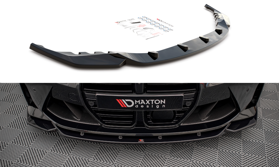 Maxton Design BM-4-G82-M-FD2T Front Splitter V.2 BMW M3 G80 & M4 G82 | Duco Car Parts UK Car Parts