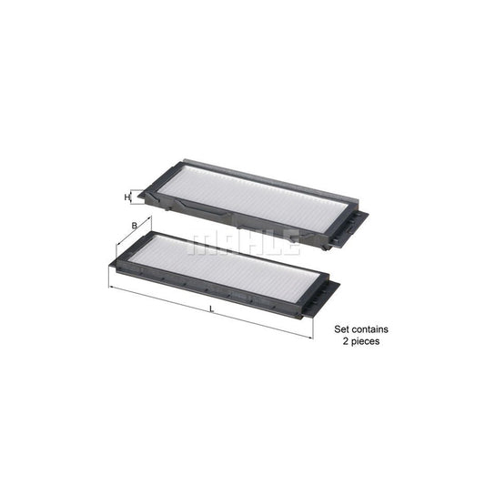 MAHLE ORIGINAL LA 501/S Pollen filter for MAZDA 3 Particulate Filter