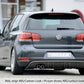 Rieger 00088019 VW Mk6 Golf GTD Rear Diffuser for Original Twin Tailpipe Left - Glossy Black