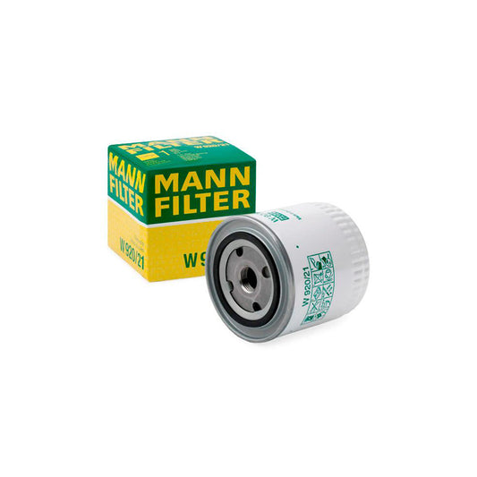 MANN-FILTER W 920/21 Oil Filter Spin-on Filter, with one anti-return valve