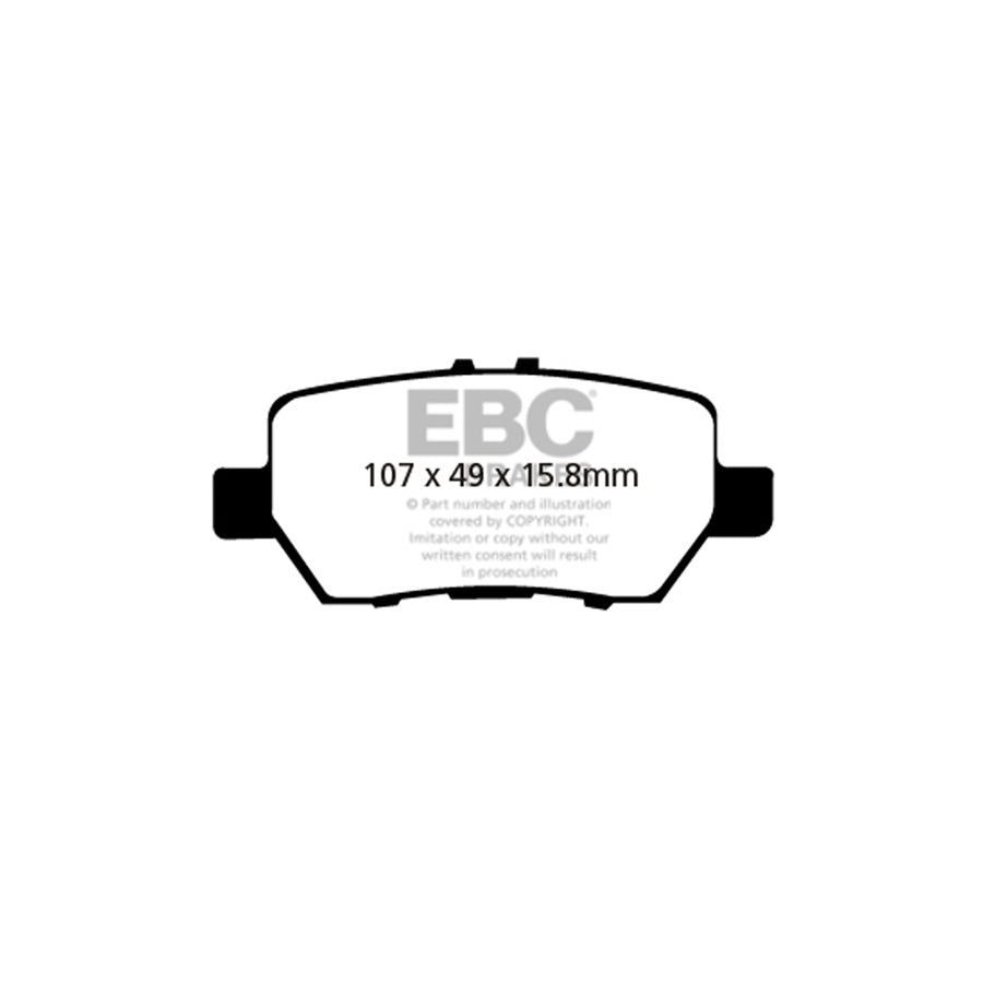 EBC DP1736 Honda Legend Ultimax Rear Brake Pads 2 | Duco Car Parts UK Car Parts