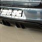 Rieger 00088019 VW Mk6 Golf GTD Rear Diffuser for Original Twin Tailpipe Left - Glossy Black