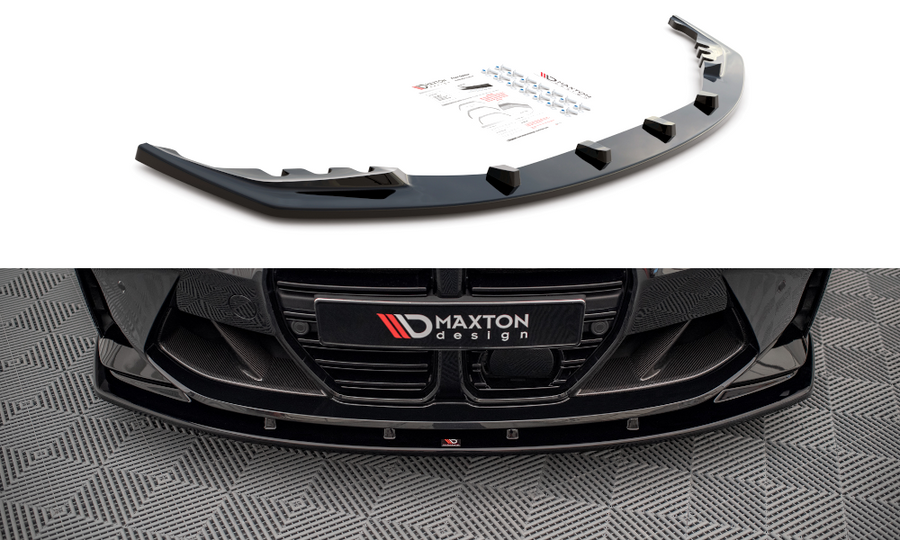 Maxton Design BM-4-G82-M-FD1T Front Splitter V.1 BMW M4 G82 | Duco Car Parts UK Car Parts