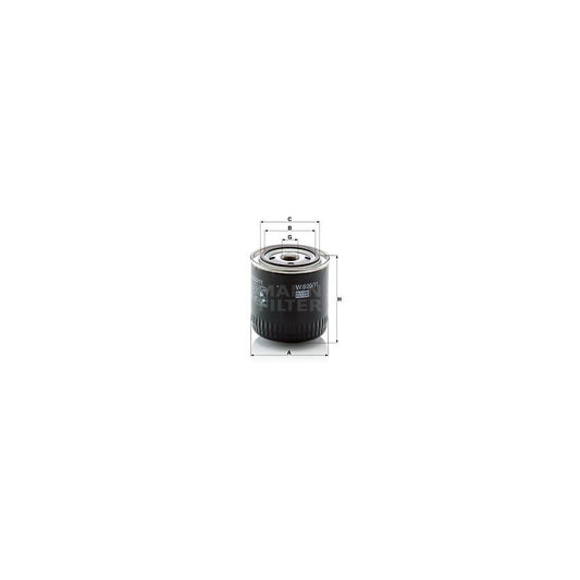 MANN-FILTER W 920/11 Oil Filter Spin-on Filter