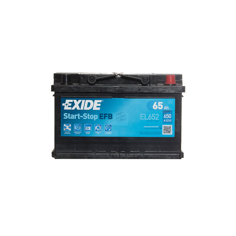 Exide EFB 100 Car Battery (EL652) - 3 year Guarantee