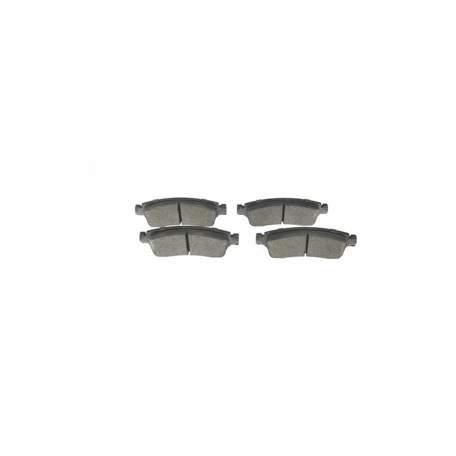 Bosch 0986494858 Brake Pad Set With Acoustic Wear Warning With Anti Squeak Plate BP2032
