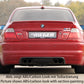 Rieger 00050242 BMW 3 Series E46 M3 Rear Diffuser -  Matte Black
