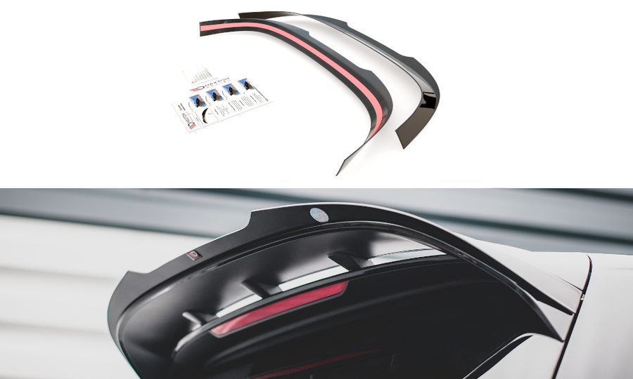 Maxton Design VW-GO-8-R-CAP1T Spoiler Cap V.2 Volkswagen Golf R / GTI Clubsport MK8 | Duco Car Parts UK Car Parts