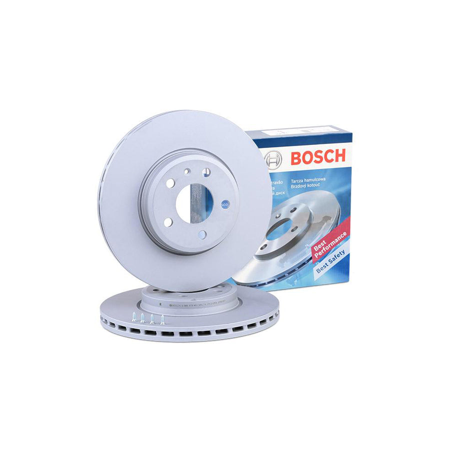BOSCH 0 986 479 467 Brake Disc Vented Coated High carbon with bolts screws