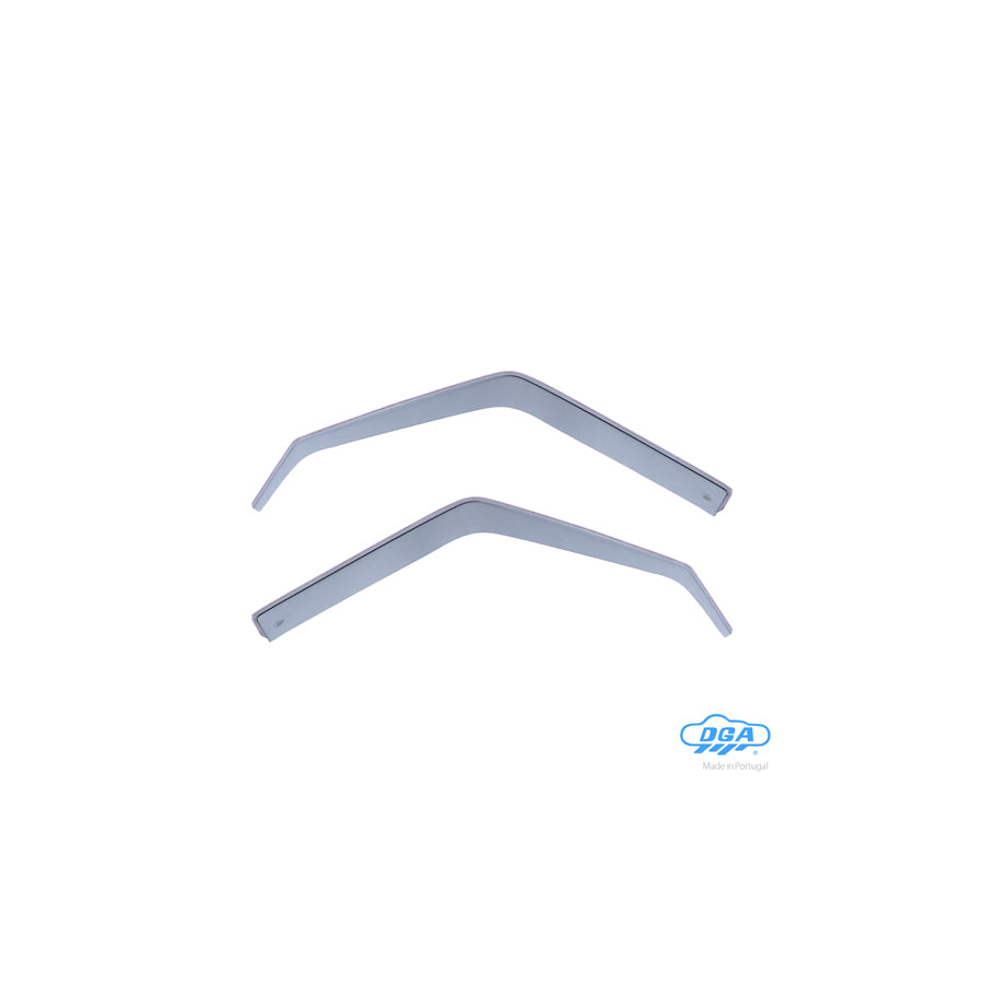 DGA 17007 Wind deflectors for NISSAN PATROL Arrow direction, Front, inner