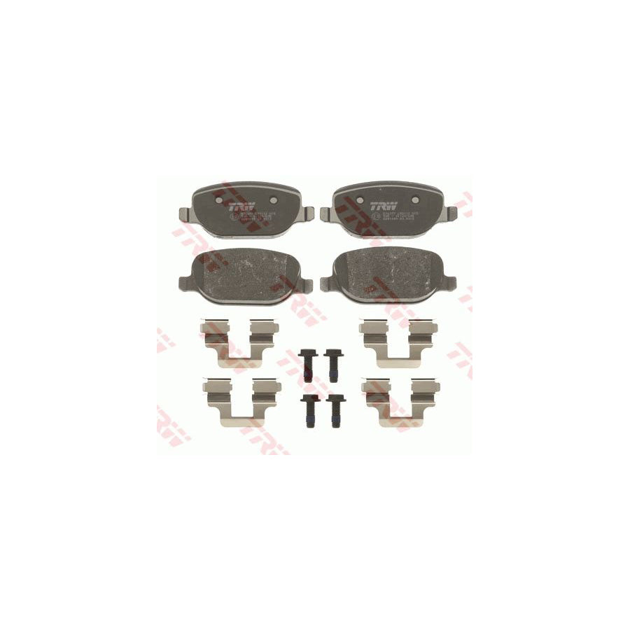 TRW Cotec Gdb1649 Brake Pad Set Not Prepared For Wear Indicator With Brake Caliper Screws With Accessories