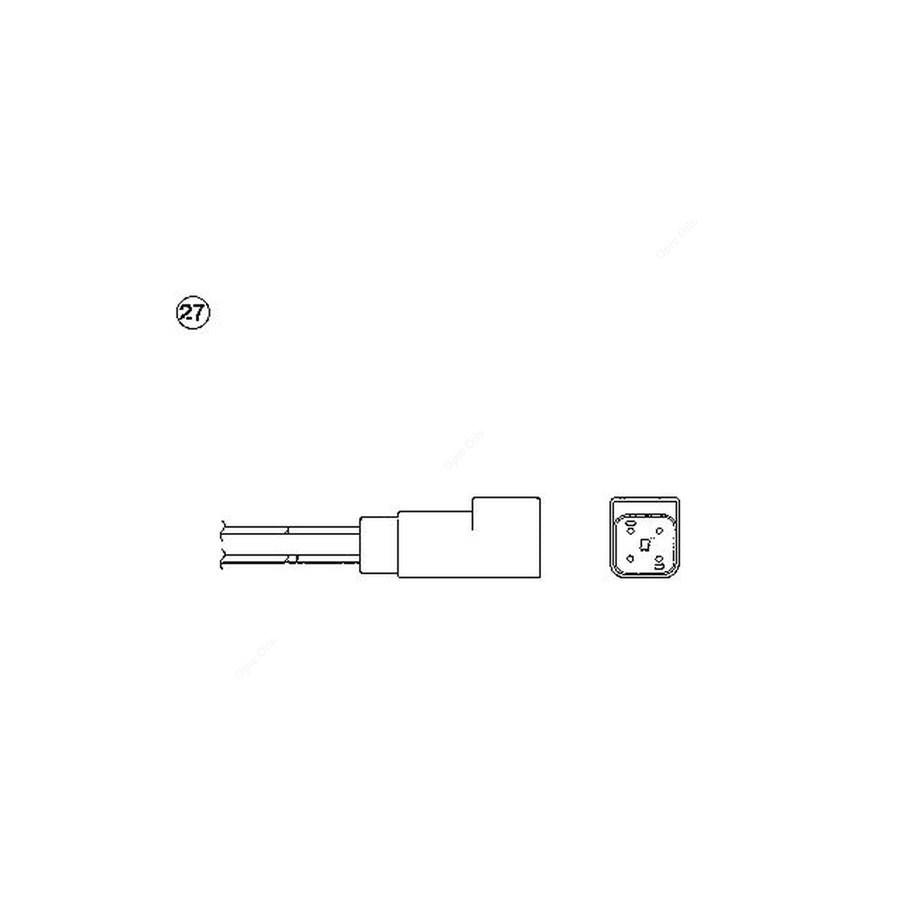 NTK Lambda Sensor / O2 Sensor (NGK 94375) - OZA839-EE2