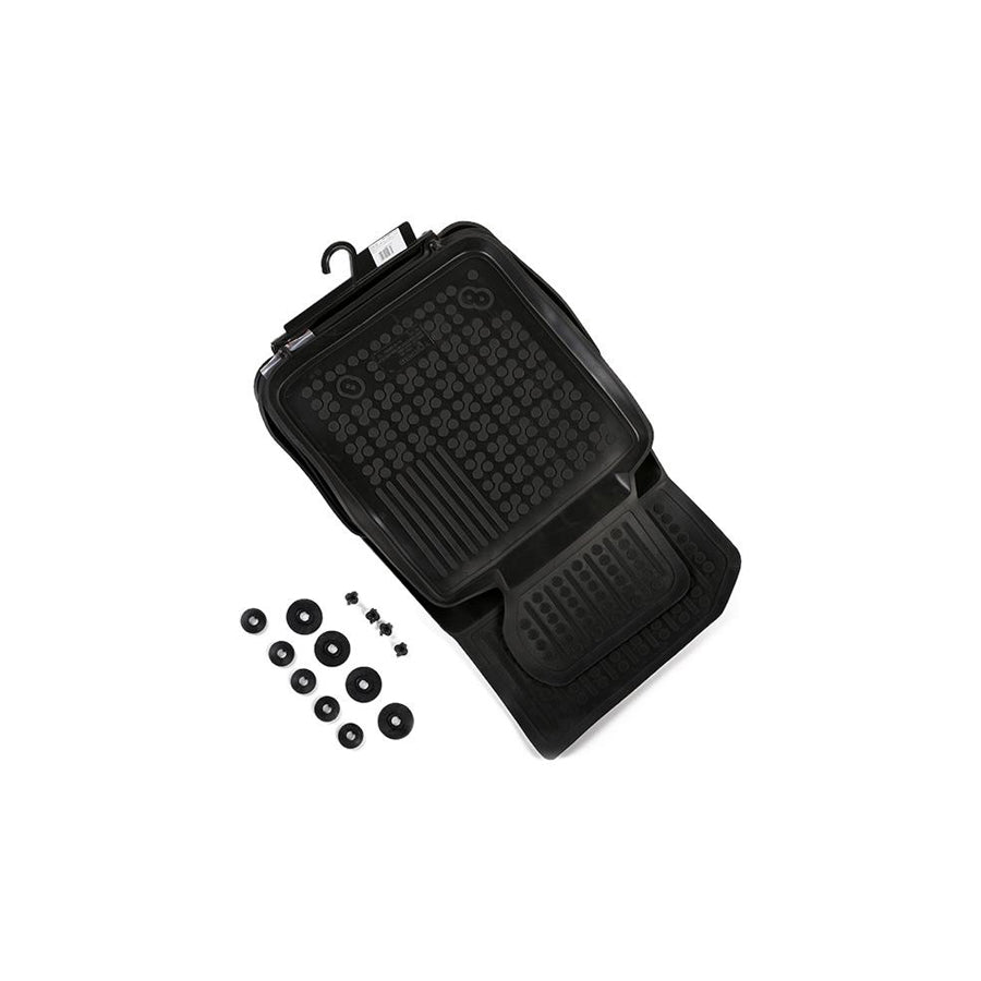 REZAW PLAST Tailored 200702 Floor mat set for BMW 3 Series Elastomer, Front and Rear, Quantity: 4, Black
