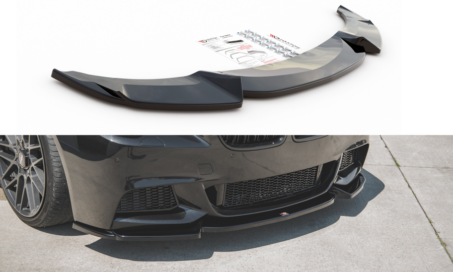 Maxton Design BM-5-10-MPACK-FD3T Front Splitter V.3 BMW Series 5 F10/F11 M-Pack | Duco Car Parts UK Car Parts