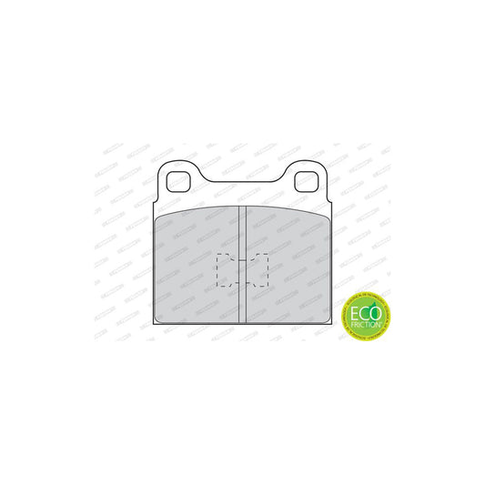 Ferodo Premier Eco Friction Fdb105 Brake Pad Set Not Prepared For Wear Indicator Without Accessories