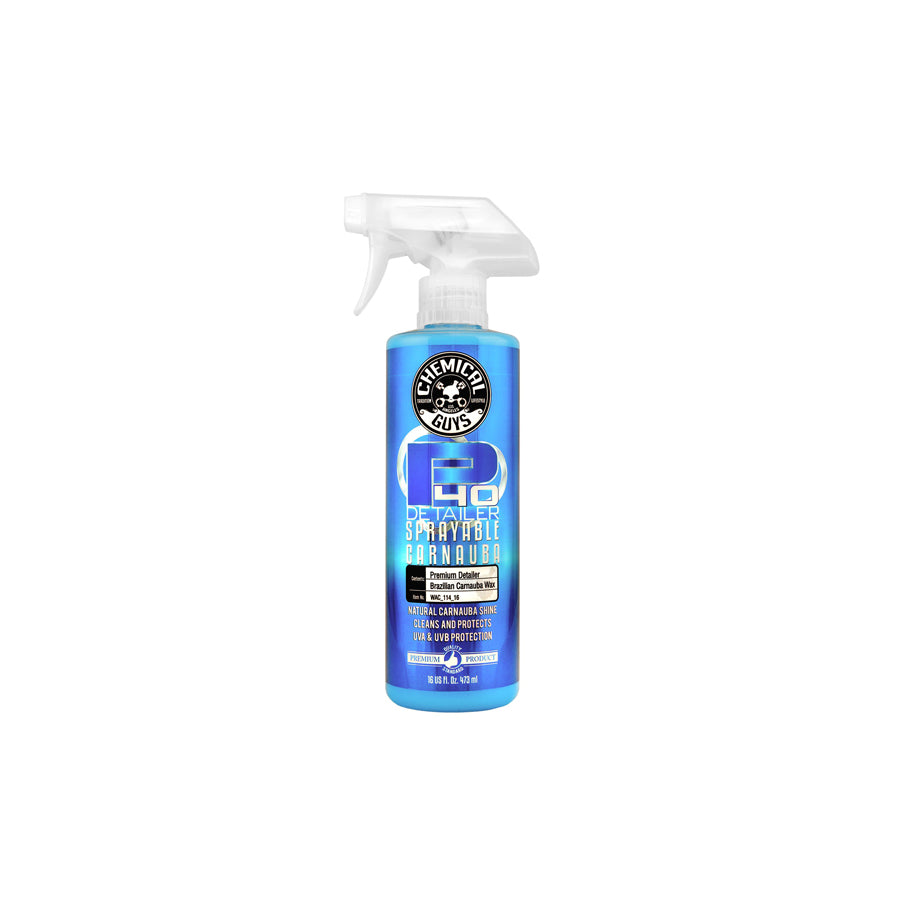 Chemical Guys P40 Quick Detail Spray Natural Carnauba Shine 16oz | Duco Car Parts UK Car Parts