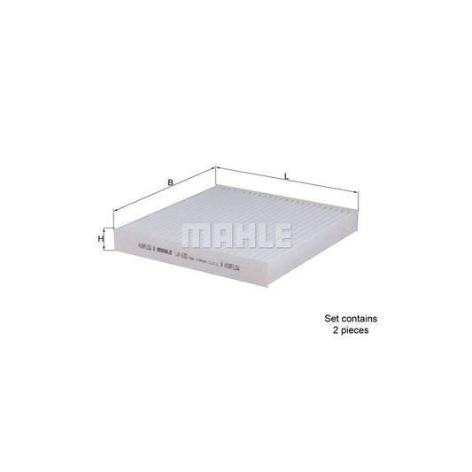 MAHLE ORIGINAL LA 630/S Pollen filter Particulate Filter