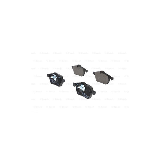 Bosch 0986424481 Brake Pad Set With Anti Squeak Plate With Piston Clip BP249