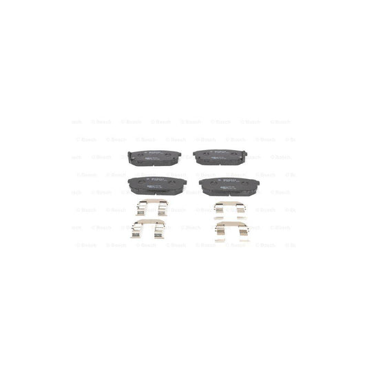 Bosch 0986494590 Brake Pad Set For Kia Sorento I Jc With Acoustic Wear Warning With Spring BP1296