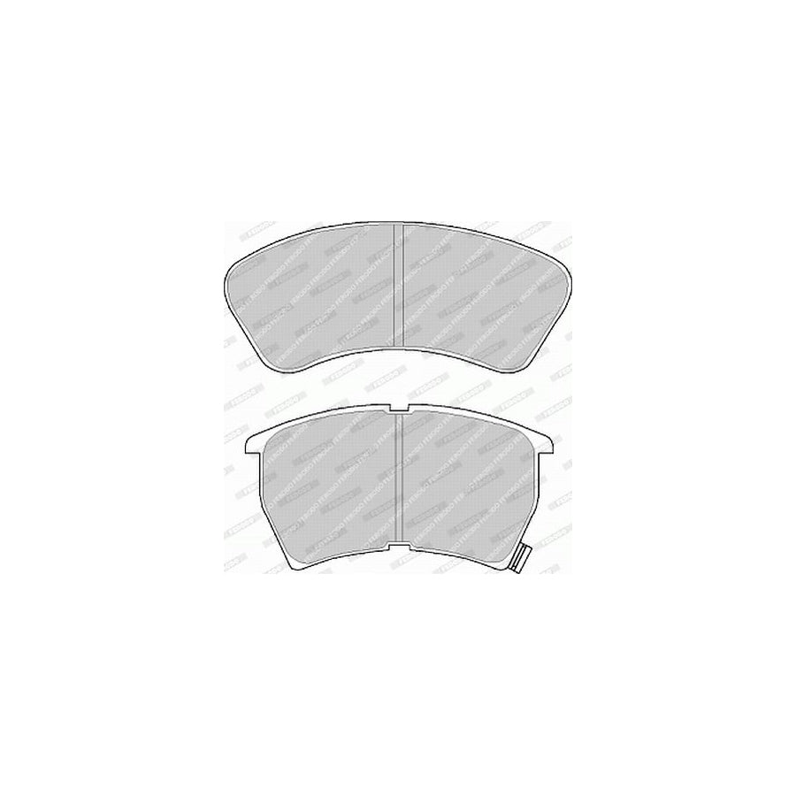 Ferodo Fdb479 Brake Pad Set For Mazda 323 Incl Wear Warning Contact