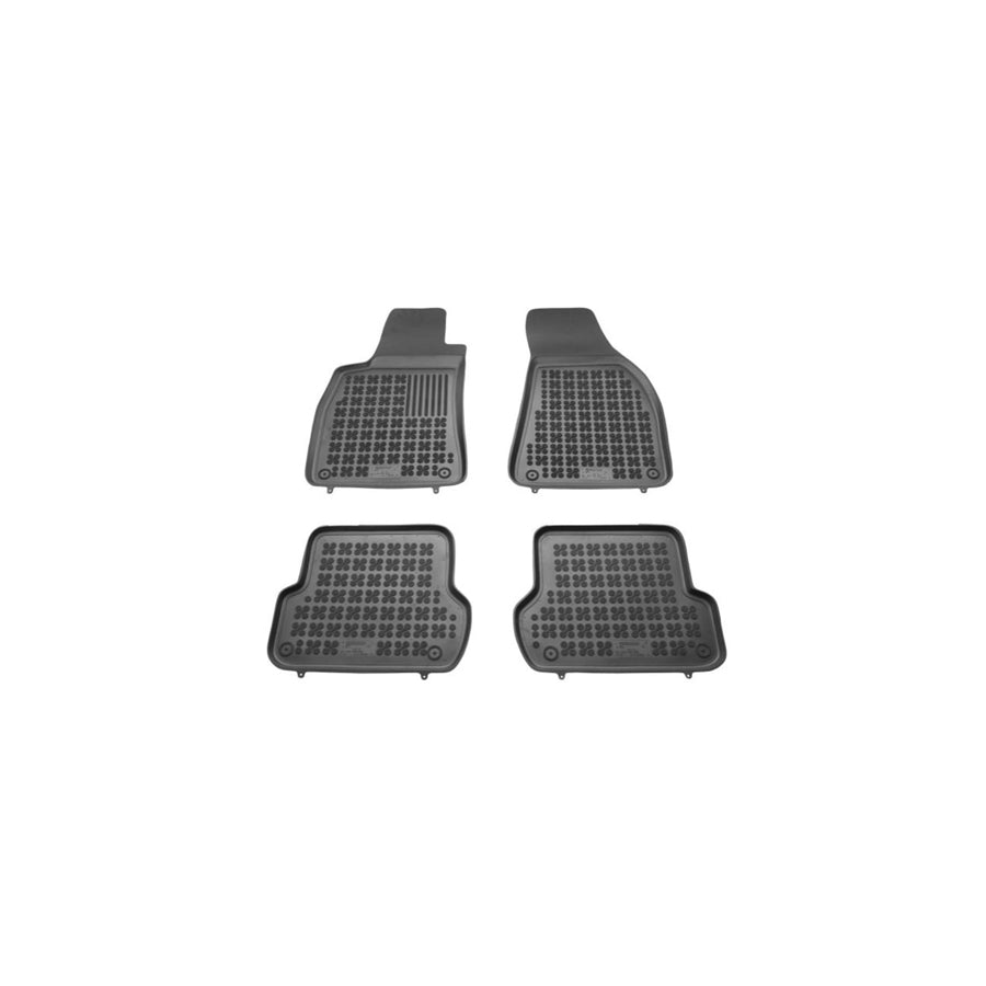 REZAW PLAST Tailored 202006 Floor mat set for SEAT EXEO Elastomer, Front and Rear, Quantity: 4, Black