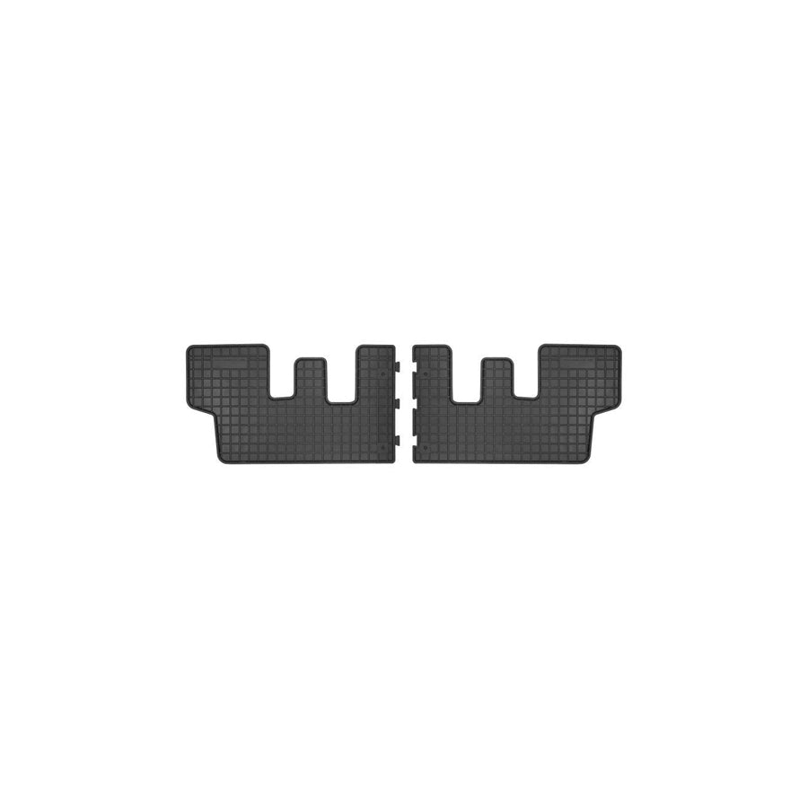 FROGUM Tailored 06481 Floor mat set for CITROEN C4 II Picasso Elastomer, Rear, Quantity: 2, Black, (LHD)