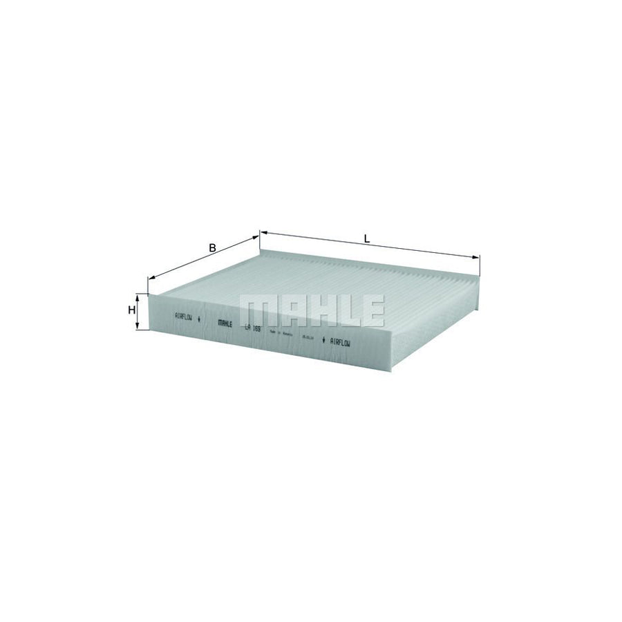 MAHLE ORIGINAL LA 169 Pollen filter Particulate Filter