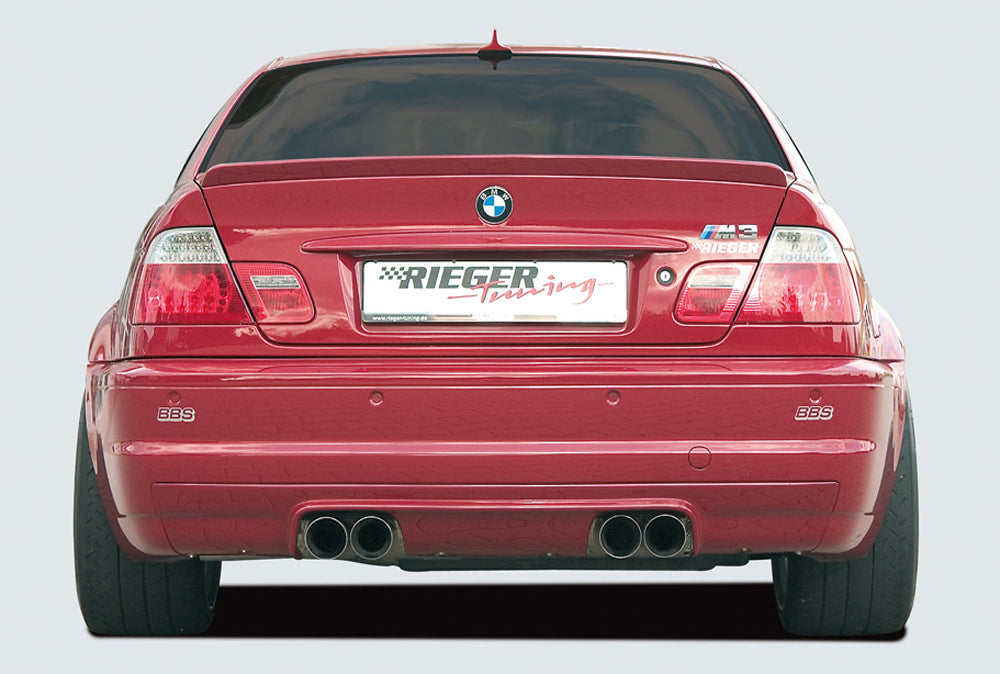 Rieger 00050241 BMW 3 Series E46 M3 Rear Diffuser -  Matte Black