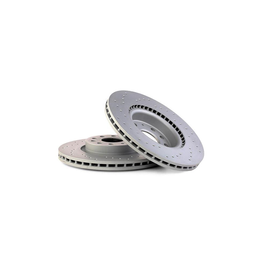ZIMmERMANN SPORT COAT Z 100 3300 52 Brake Disc Internally Vented Perforated Coated High carbon