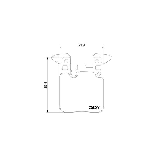Brembo P 06 095 Brake Pad Set Prepared For Wear Indicator With Anti Squeak Plate With Counterweights