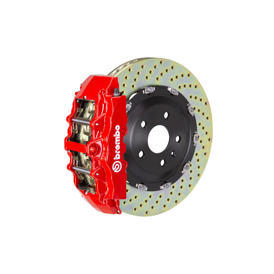 Brembo 1G1.9024A Audi A8 Front GT 8-Pistons Drilled 2-piece Big Brake Kit 380x34mm