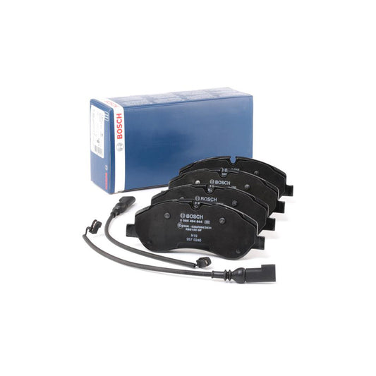 Bosch 0986494844 Brake Pad Set Incl Wear Warning Contact With Anti Squeak Plate BP2018