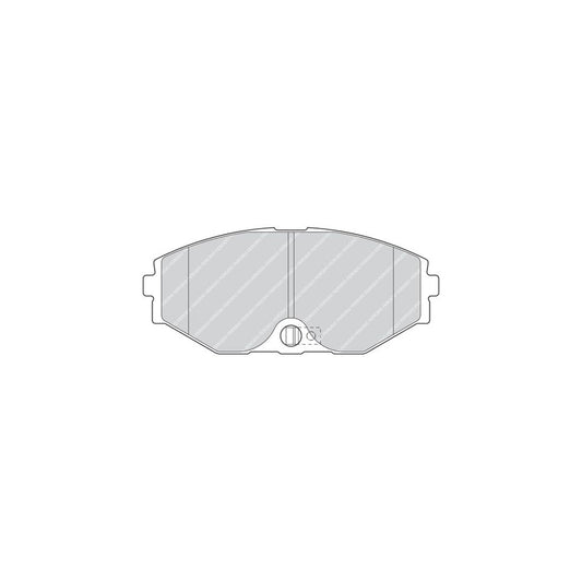 Ferodo Fsl979 Brake Pad Set Fuse Technology Not Prepared For Wear Indicator