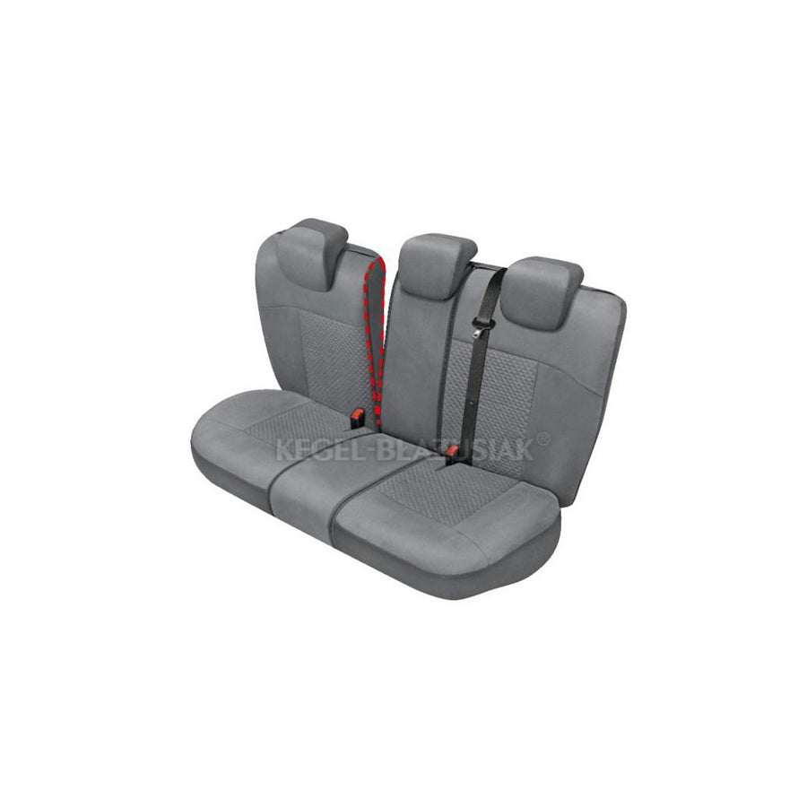 KEGEL 5-1305-235-3020 Car seat cover Grey, Leatherette, Polyester, Rear