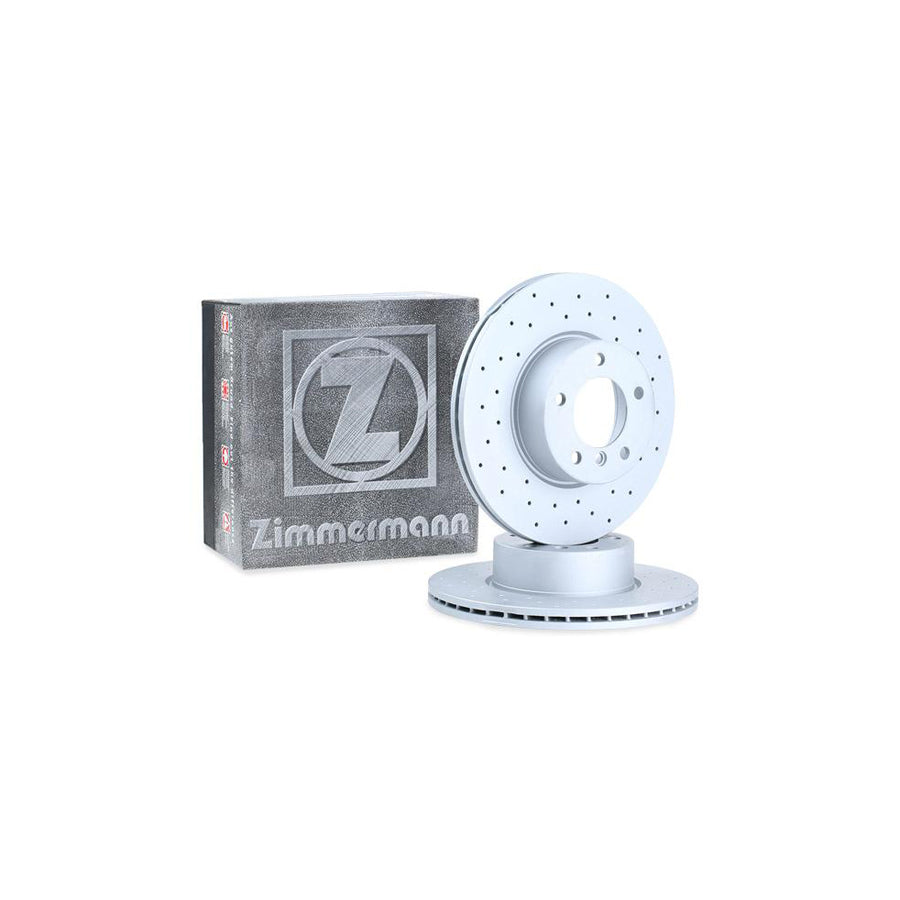 ZIMmERMANN SPORT COAT Z 150 3467 52 Brake Disc Internally Vented Perforated Coated High carbon
