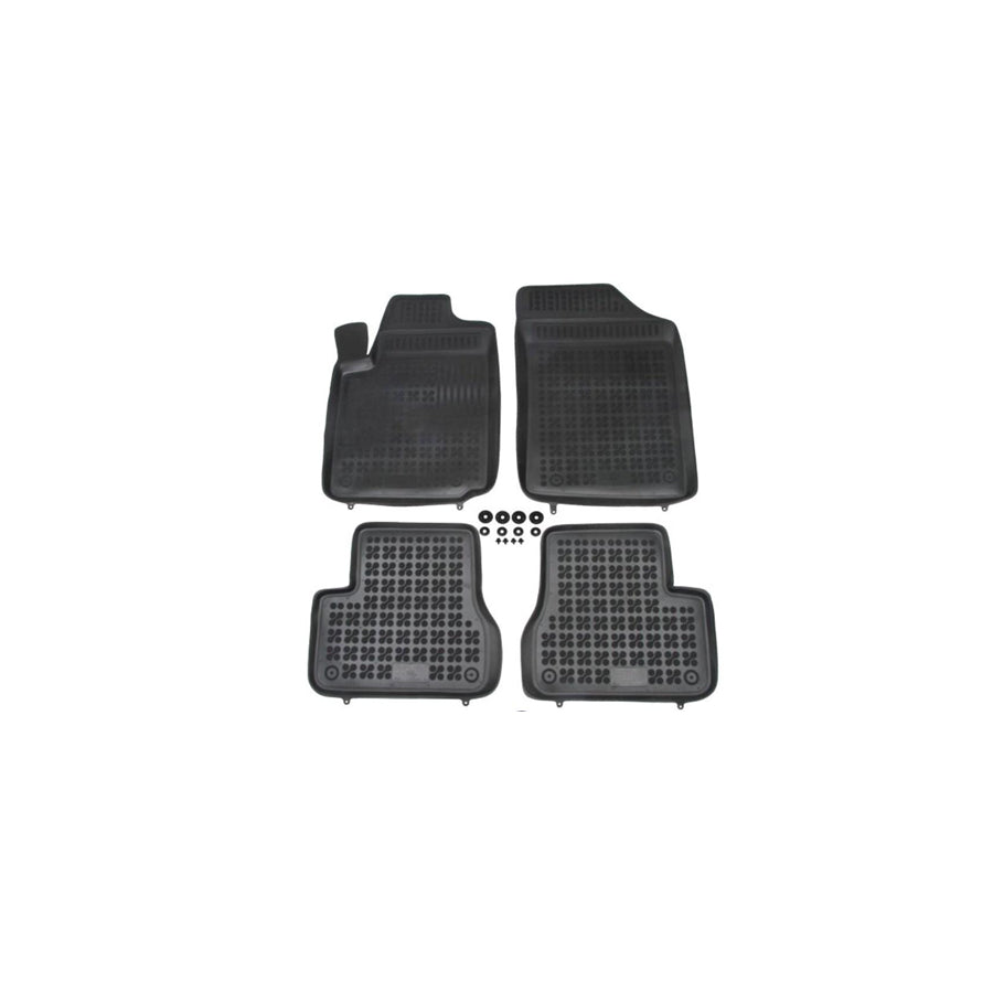 REZAW PLAST 201217 Floor mat set for CITRO??? C3 I Hatchback (FC, FN) Elastomer, Front and Rear, Quantity: 4, Black