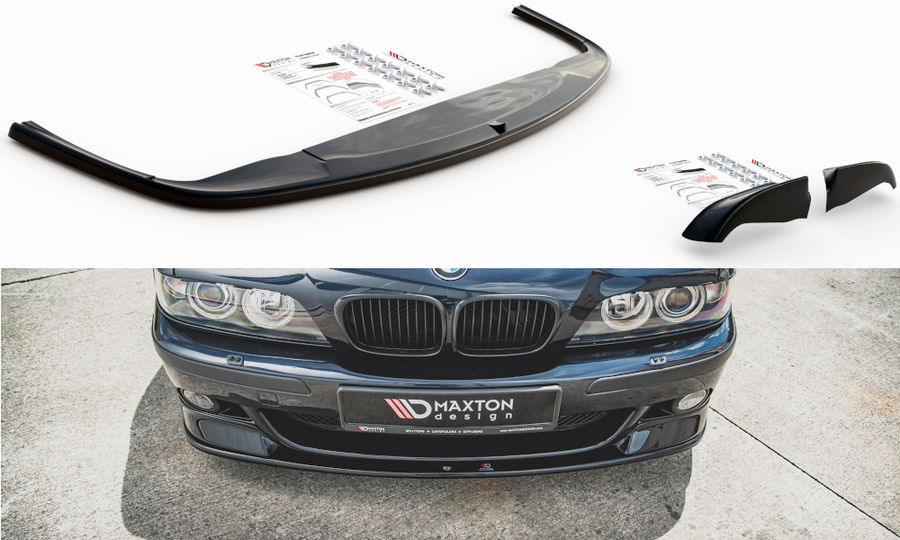 Maxton Design BM-5-39-M-FD2T+FDS1T Front Side Splitters + Front Splitter BMW M5 E39 | Duco Car Parts UK Car Parts