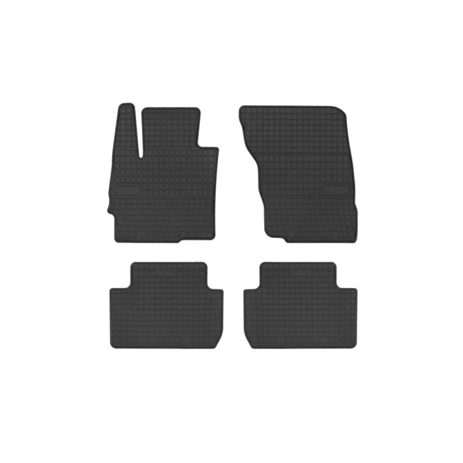 FROGUM Tailored 402065 Floor mat set for MITSUBISHI Eclipse Cross (GK_) Elastomer, Front and Rear, Quantity: 4, Black, (LHD)
