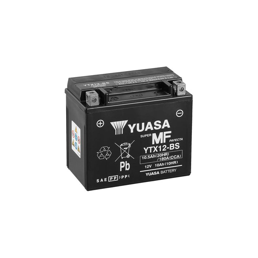 Yuasa YTX12-BS Maintenance Free 12v VRLA Motorbike & Motorcycle Battery