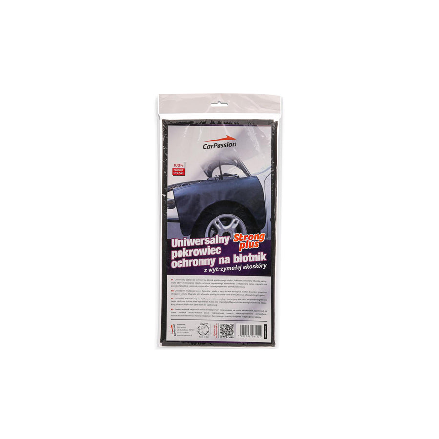 CARPASSION 10033 Fender cover Magnetic, Leather