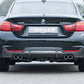 Rieger 00099268 BMW 4 Series F32 F33 F36 Rear Diffuser for Twin Tailpipe Left & Right - Carbon-Look