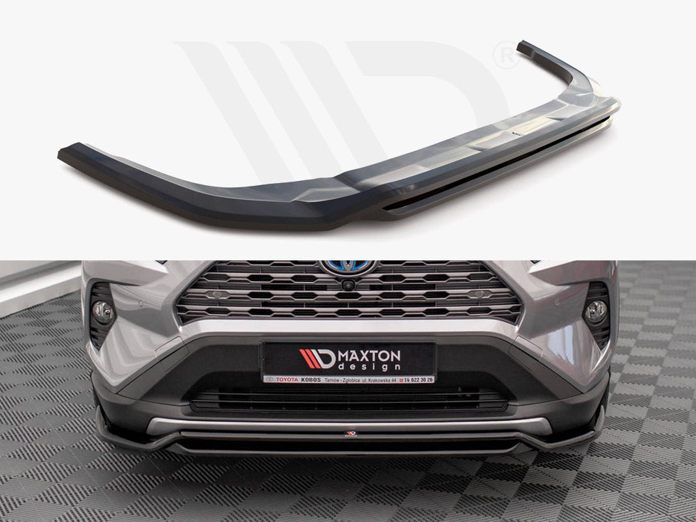 Maxton Design TO-RAV4-5-FD1T+FD1RT Front Splitter Toyota Rav4 MK5 (2019-) | Duco Car Parts UK Car Parts