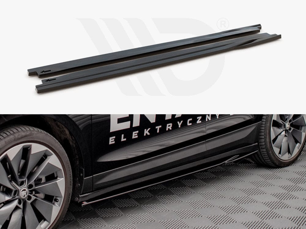 Maxton Design SK-EN-1-SD1T Side Skirts Diffusers Skoda Enyaq IV (2020-) | Duco Car Parts UK Car Parts