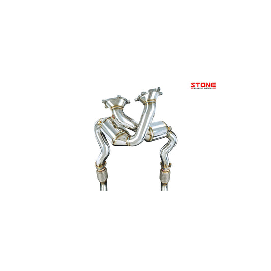 Stone Exhaust Audi CWUB CWBC C7 RS6 Eddy Catalytic Downpipe
