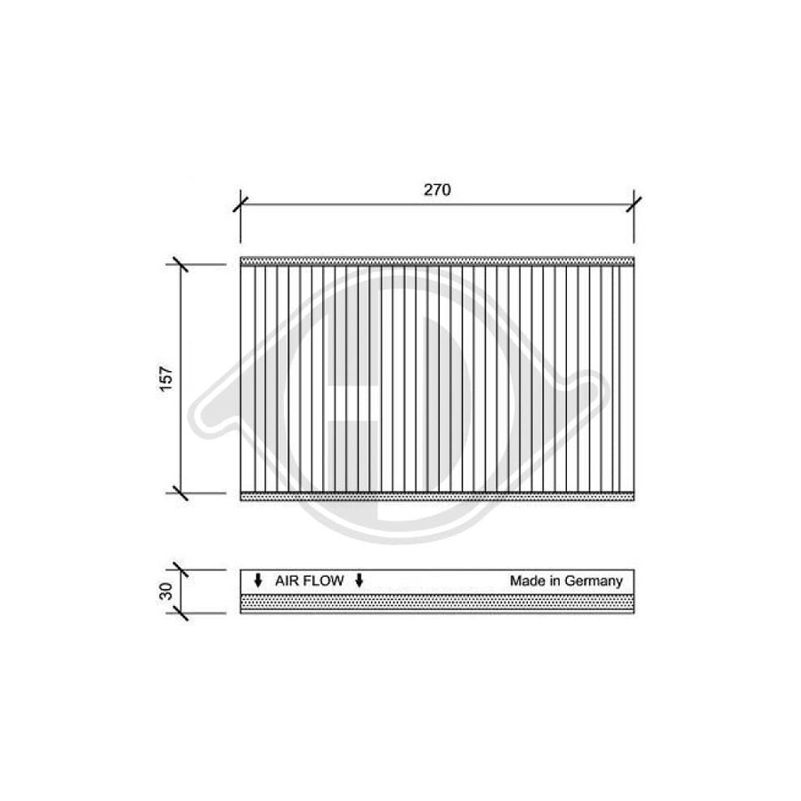 Diederichs Dci1188 Pollen Filter | Duco Car Parts UK Car Parts